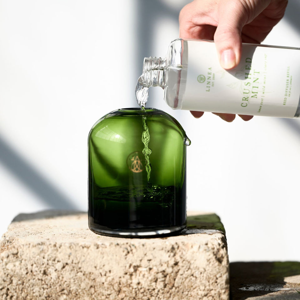 Crushed Mint Reed Diffuser Kit – LINNEA