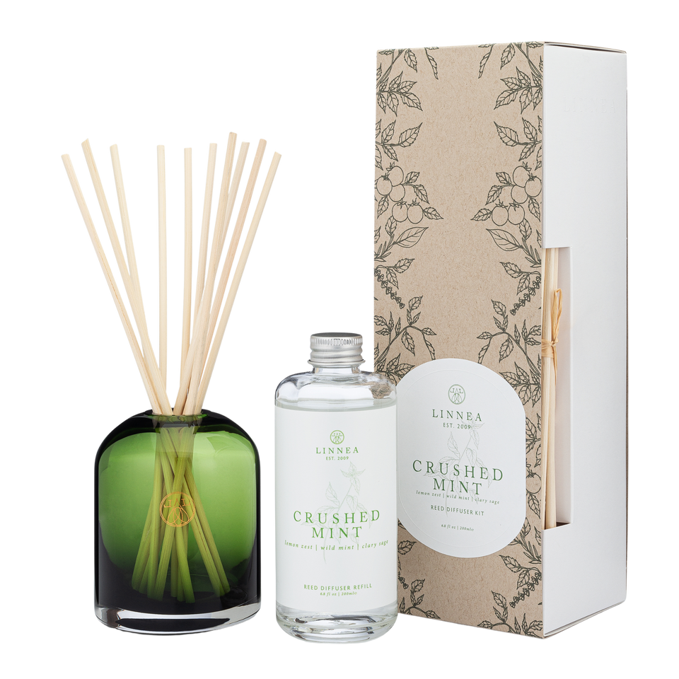 Crushed Mint Reed Diffuser Kit – LINNEA