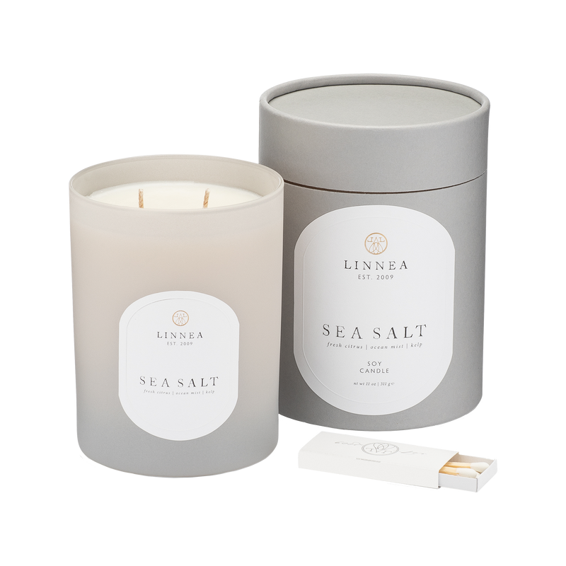 Linnea's lights sea salt candle deals